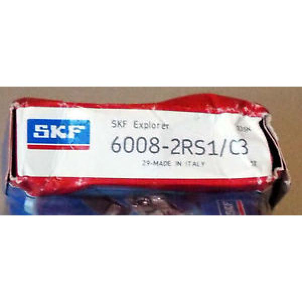 1 NEW SKF 6008-2RS1/C3 DOUBLE ROW ANGULAR CONTACT BEARING NIB ***MAKE OFFER*** #1 image