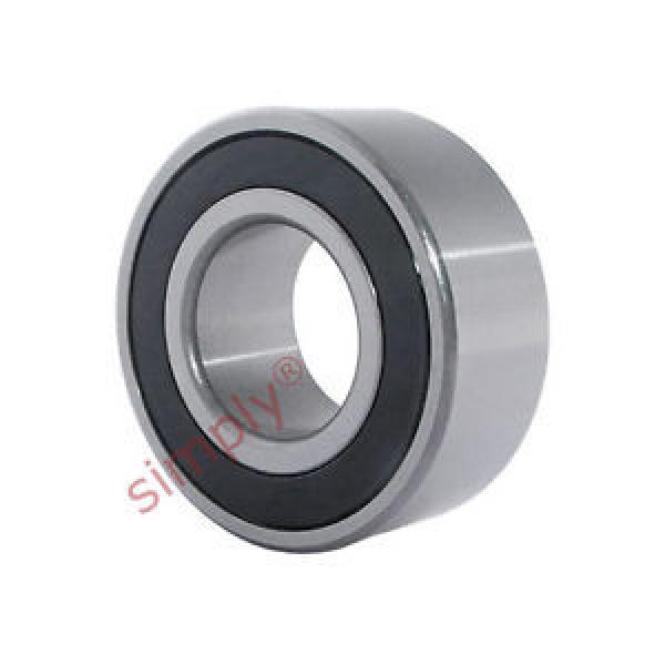 43052RS Budget Sealed Double Row Deep Groove Ball Bearing 25x62x24mm #1 image