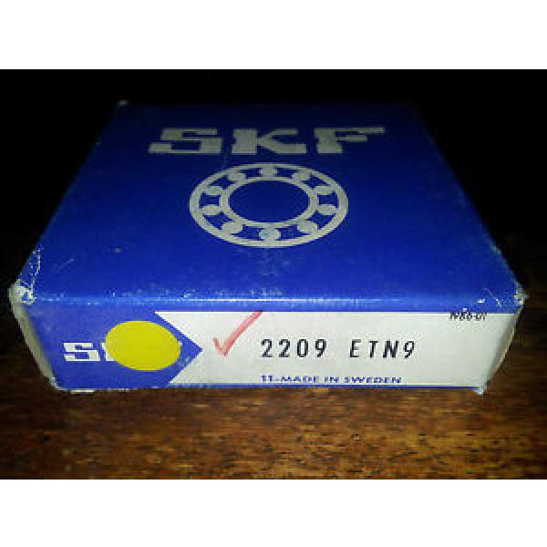 SKF Bearing 2209 ETN9 Self Aligning Double Row Taper id 45 od 85 mm #1 image