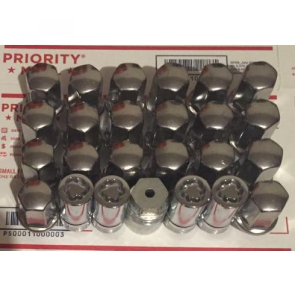 88-16 Silverado Sierra Factory Mcgard Locks &amp; Lug Nuts 14X1.5mm EXPOSED LUGS #2 #1 image