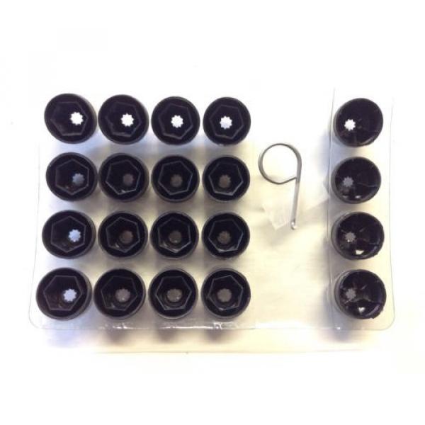 VW Wheel Lug Nut Bolt Cover Caps With Lock Bolt Caps 16 Reg &amp; 4 Lock Caps OEM #1 image