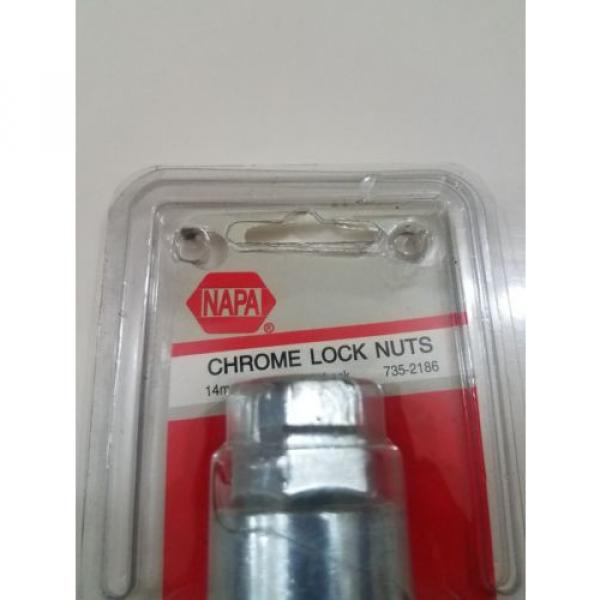 Napa 4 Chrome Acorn Lug Nut Lock 14MM/Set #5 image