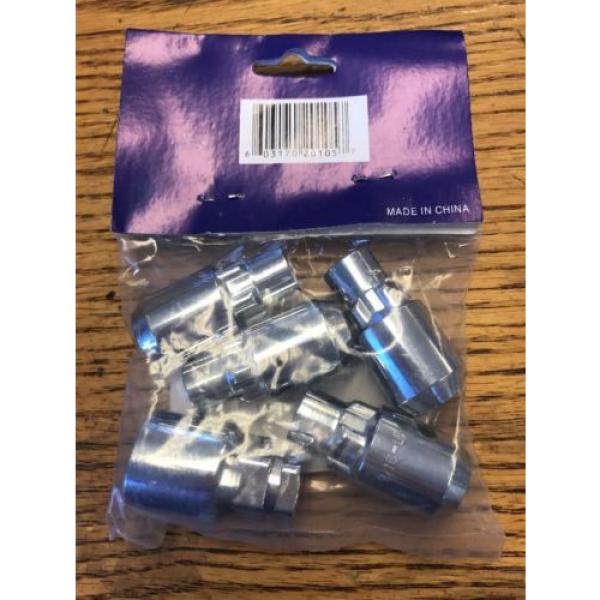 Set Lug Nut Wheel Lock Nuts 9/16 Bulge Acorn Locking Lugs New #5 image