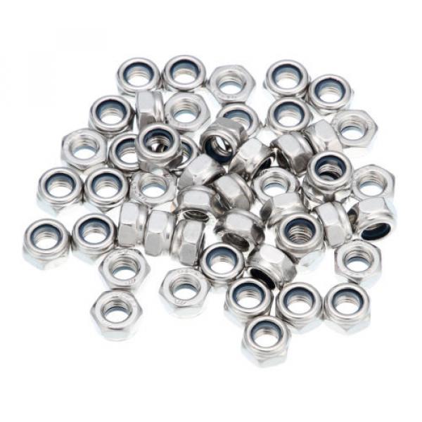 M4 -M18 Choose A2 Marine Grade Stainless Steel Nyloc/Nylon Insert Locking Nuts #3 image