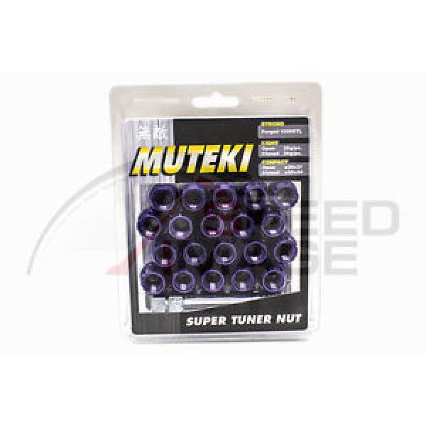 MUTEKI PURPLE TUNER SPLINE LUG NUTS SET 20 PCS 12X1.5MM OPEN ENDED KEY LOCKS #1 image