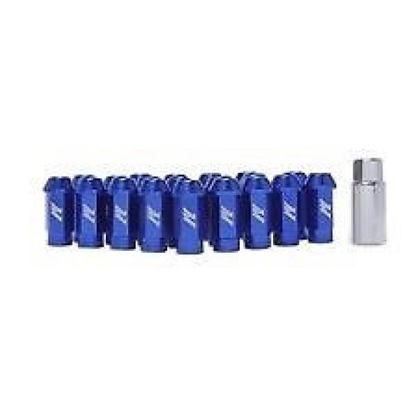 MISHIMOTO Aluminum Locking Lug Nuts 12x1.25 Blue 20pcs #1 image