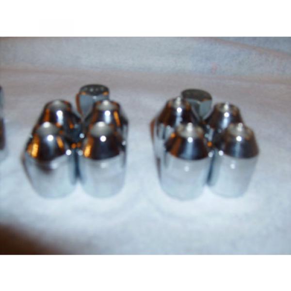 NEW Set of Qty 16 Chrome Lug nuts with Locking keys 12mm x 1.25 NOS #1 image