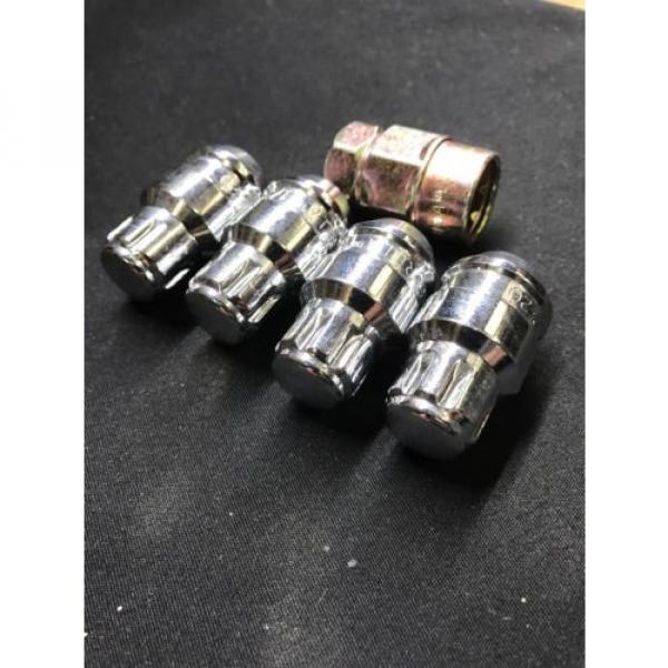 4 Pc 1/2 20 GORILLA LOCKING LUG NUTS WHEEL LOCKS Bulge Hot Rat Rod Sbc Street #3 image