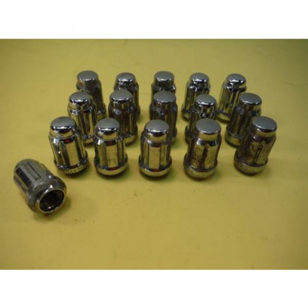 #5 Miatamecca Chrome Cap Lock Lug Nut Set #2 image