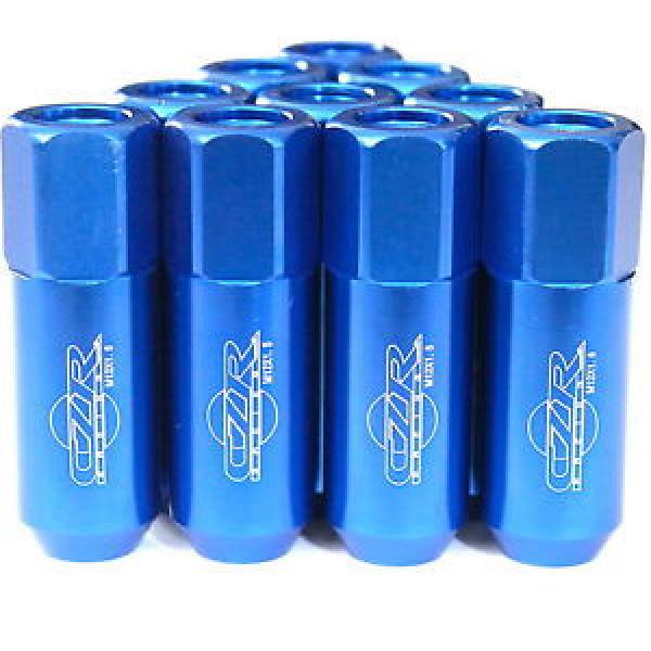 20PC CZRracing BLUE EXTENDED SLIM TUNER LUG NUTS LUGS WHEELS/RIMS (FITS:HONDA) #1 image