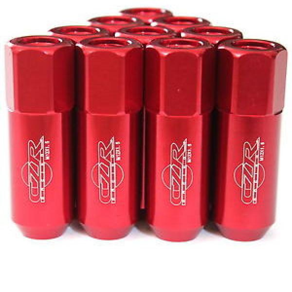 20PC CZRracing RED EXTENDED SLIM TUNER LUG NUTS LUGS WHEELS/RIMS FITS:TOYOTA #1 image