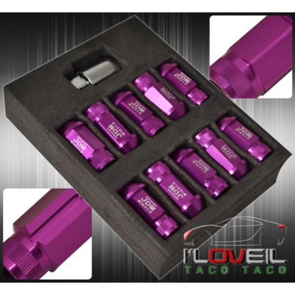 FOR DAEWOO M12X1.5 LOCKING LUG NUTS THREAD PITCH DRAG PERFORMANCE RIM SET PURPLE #2 image