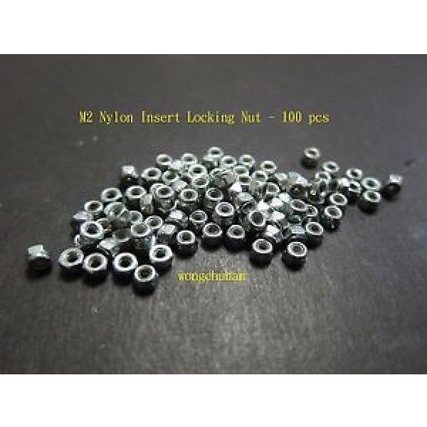 100 pcs M2 Nylon Insert Locking Nuts #1 image