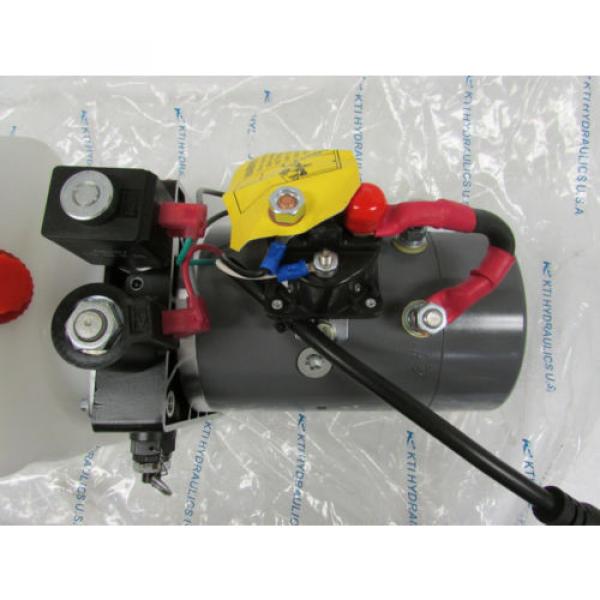 New DC4393 Hydraulic 6 Quart Double Acting 12V For Dump Trailer And More Pump #2 image