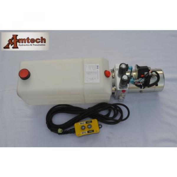 4206 Dump Trailer Hydraulic Power Unit,12V Double Acting,6L Ploy Tank, OEM quali Pump #1 image