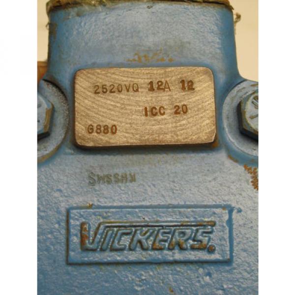 Vickers Double Vane Hydraulic 12 GPM 2520VQ 12A 12 Pump #4 image