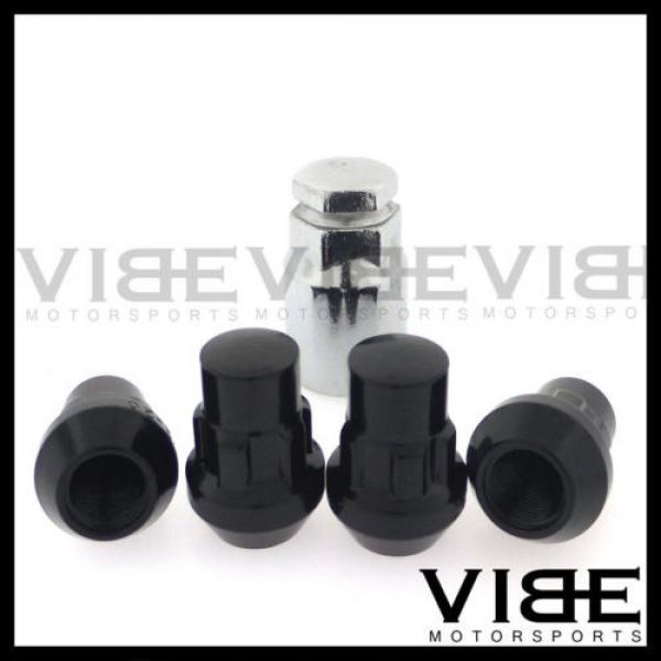 (4) 12X1.25 BLACK ACORN LUG NUT LOCKS SET OF 4 *FREE SHIPPING* #1 image