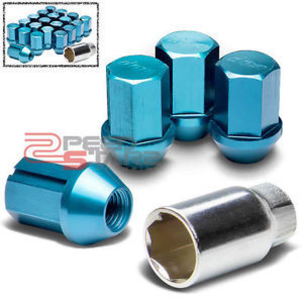 X20 RACE RIM/WHEEL BLUE LOCK/LOCKING LUG NUTS M12X1.25 #1 image