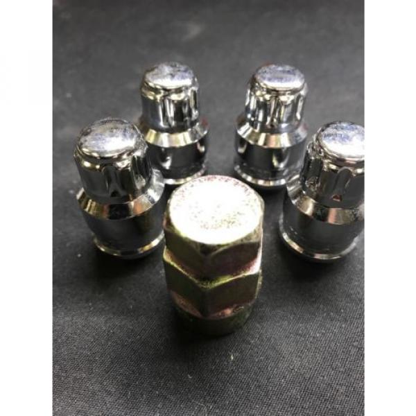 4 Pc 1/2 20 GORILLA LOCKING LUG NUTS WHEEL LOCKS Bulge Hot Rat Rod Street 5 SETS #2 image