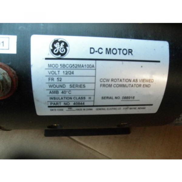 CROWN LIFT GE DC MOTOR HYDRAULIC BOSCH REXROTH 5BCG52MA100A 9510290001 NEW Pump #2 image