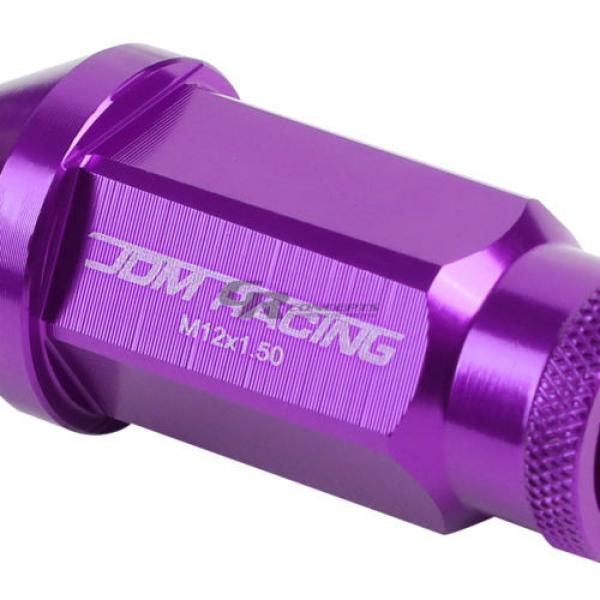 FOR CORVETTE/MALIBU/lMPALA 20X ACORN TUNER ALUMINUM WHEEL LUG NUTS+LOCK PURPLE #2 image