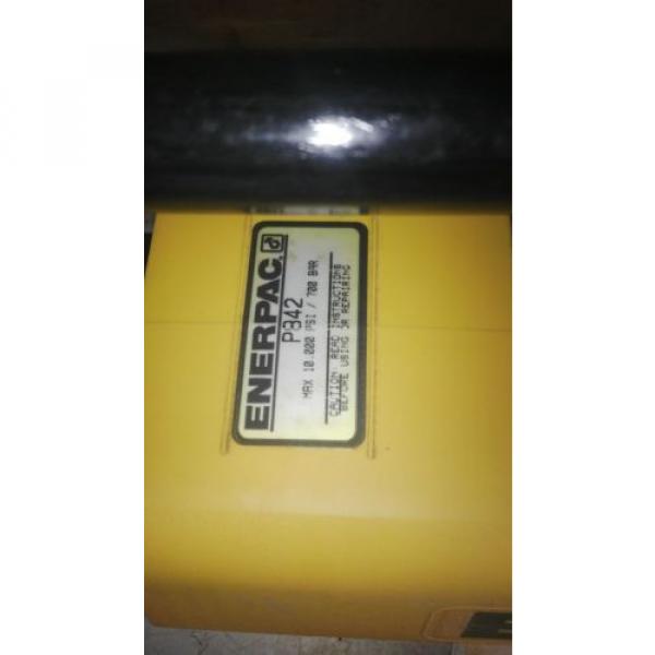 Enerpac P842 2 Speed Hand with 4 Way Valve 10,000 psi Pump #4 image