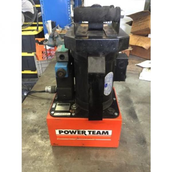 OTC POWERTEAM PE213S 10,000 psi HYDRAULIC single acting 1HP, 115/230v 1 ph Pump #2 image