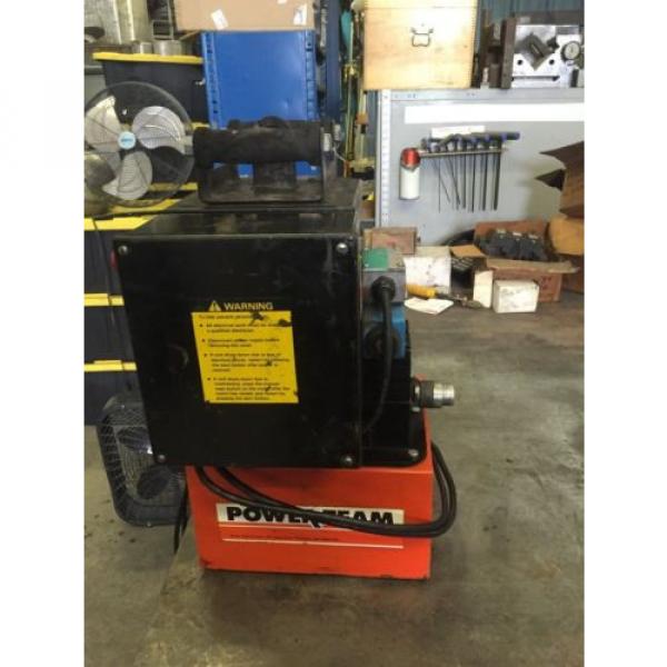 OTC POWERTEAM PE213S 10,000 psi HYDRAULIC single acting 1HP, 115/230v 1 ph Pump #4 image