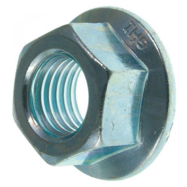 (25) M10-1.25 or 10mm x 1.25 Serrated Flange Spin / Wiz Lock Nuts Metric #2 image