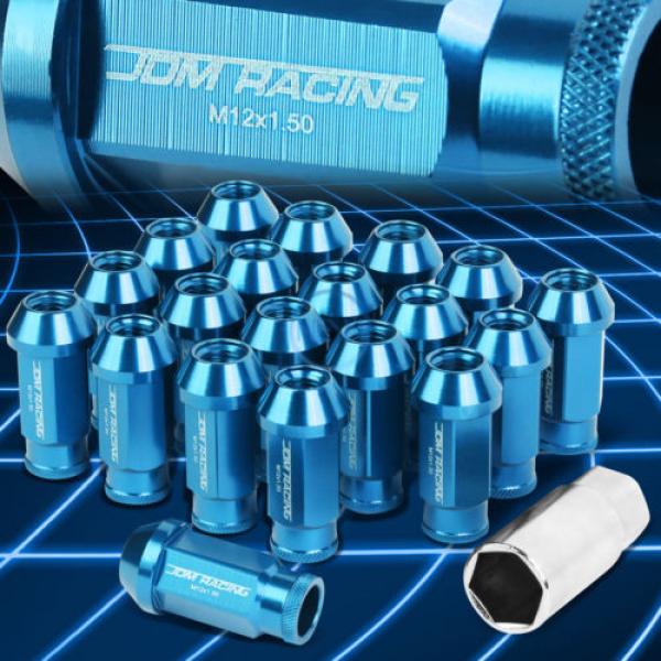 20pcs M12x1.5 Anodized 50mm Tuner Wheel Rim Acorn Lug Nuts Camry/Celica Sky Blue #1 image