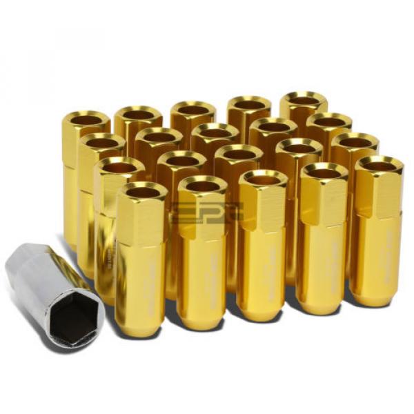 FOR DTS STS DEVILLE 20PCS M12 X 1.5 LUG WHEEL ACORN TUNER LOCK NUTS GOLD #1 image