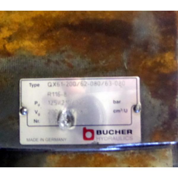 BUCHER HYDRAULICS QX61200/62080/63080 R1168 HYDRAULIC  Pump #3 image