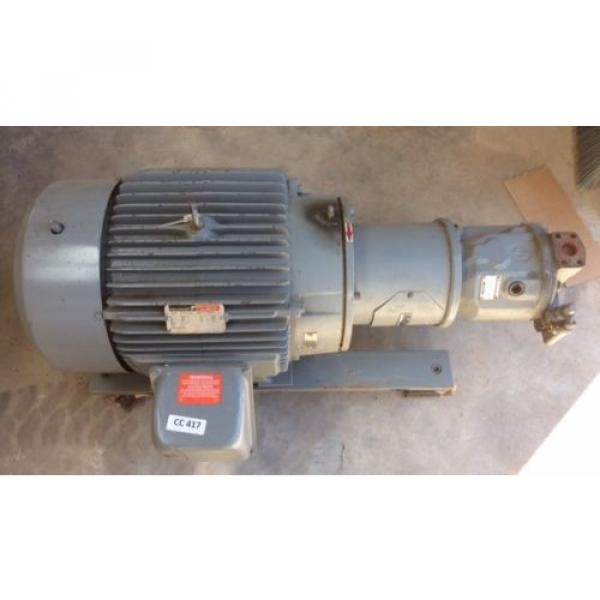 Rexroth Hydraulic MDL AA10VS071 w Reliance 40 HP Motor DUTY MASTER 3 PH Pump #3 image