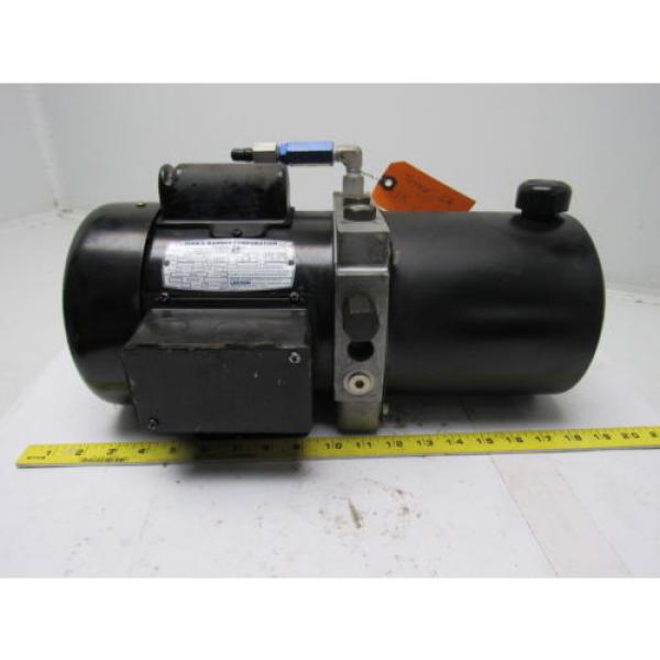 John S. Barnes Corp C6C17FZ5A Hydraulic w/Leeson 1/2 HP Motor 115/208230V Pump #3 image