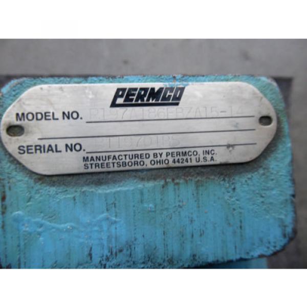 NEW PERMCO HYDRAULIC # P197A186FBZA1514 Pump #5 image