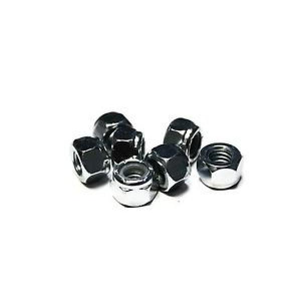 (100)5/16&#034;-18 Nylon Insert Lock Nuts (Zinc Plated) Nylock #1 image