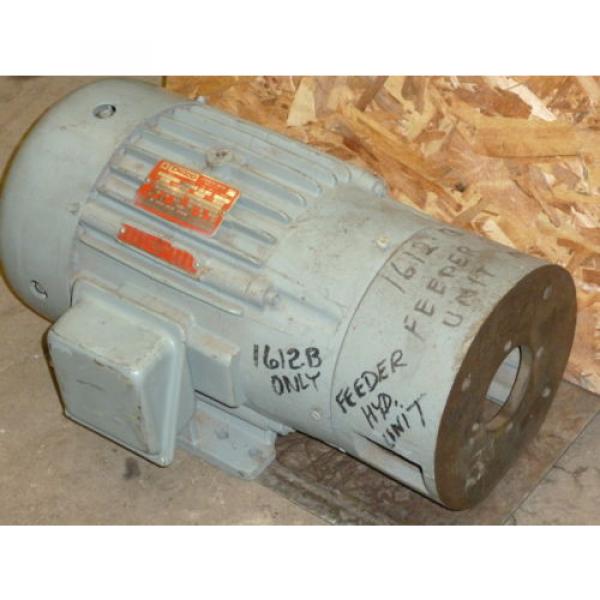 NOS Delco Electric Motor w/Hydraulic Adapter flange 3HP 3 Phase 1175 RPM Pump #1 image