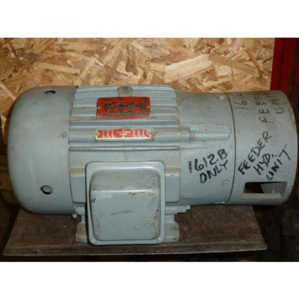 NOS Delco Electric Motor w/Hydraulic Adapter flange 3HP 3 Phase 1175 RPM Pump #2 image