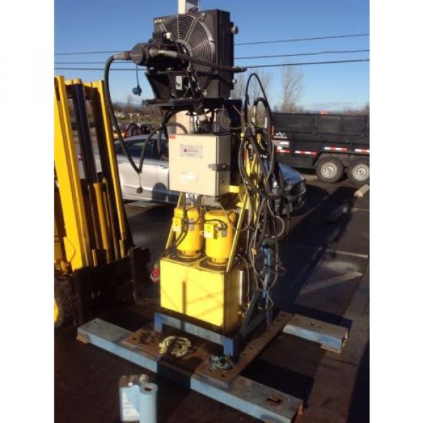 Enerpac Electric hydraulic pump, High Pressure, Triple Motors, 10,000 Psi, ZE6 Pump #1 image