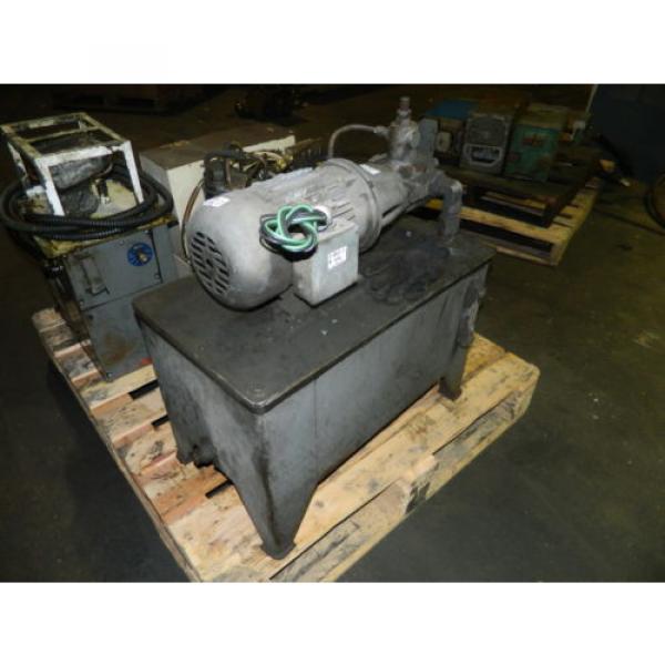 2 HP AC Motor w/ Continental Hydraulic and Tank, PVR66B0BRF01F, Used Pump #5 image