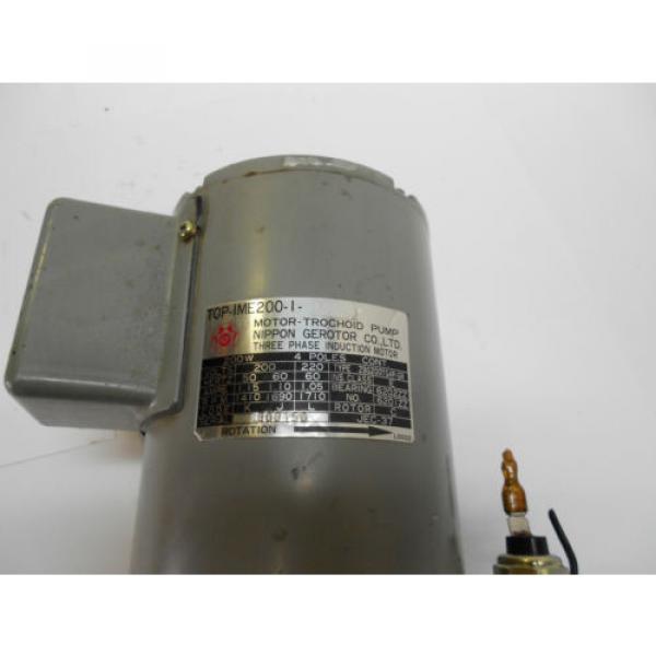 NIPPON Gerotor Trochoid &amp; Motor, TOPIME200I13MA, Used, WARRANTY Pump #5 image