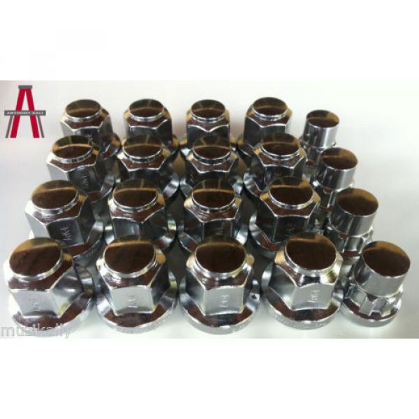 20PCS CHROME HEMI SRT8 LUG NUTS 14x1.5 C&#039;DAK ACORN LUGS &amp; LOCK COMBO #1 image