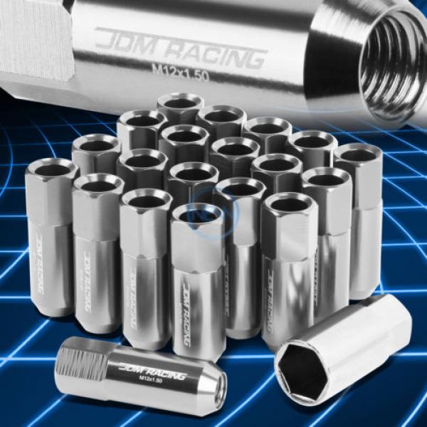 20pcs M12x1.5 Anodized 60mm Tuner Wheel Rim Acorn Lug Nuts Deville/CTS Silver #1 image