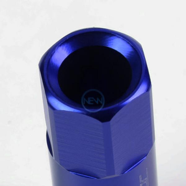 20pcs M12x1.5 Anodized 60mm Tuner Wheel Rim Acorn Lug Nuts Deville/CTS Blue #3 image