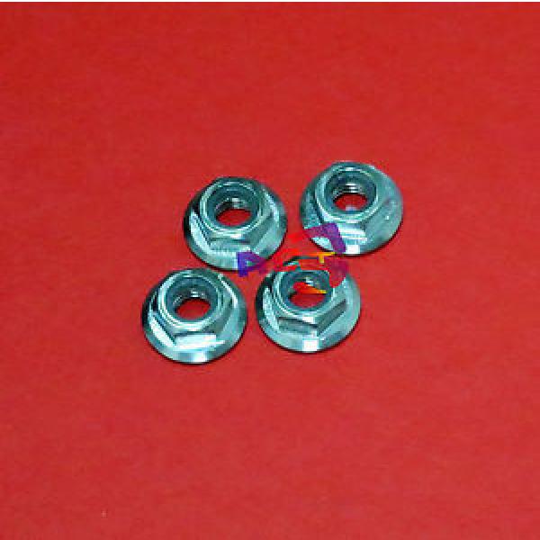 4 pcs Titanium / Ti M6 x 1.0 Pitch Flange Lock Nut #1 image