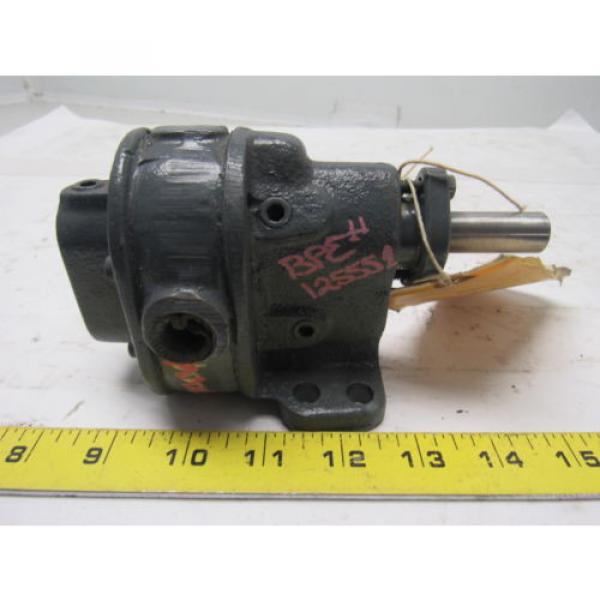 Brown &amp; Sharpe No. 1 Hydraulic Rotary Gear 1.1 GPM at 200PSI 9/16&#034; Shaft Pump #1 image