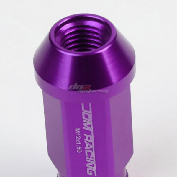 20 PCS T-6061 ALUMINUM PURPLE M12x1.5 OPEN END WHEEL/RIM LUG NUTS KEY KIT #4 image