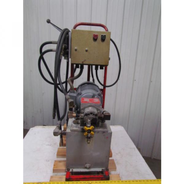 Macmillin P25FH21R 5HP 3Ph Hydraulic Power pack 4way valve starter &amp; controls Pump #2 image