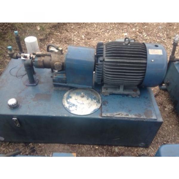 40 HP Hydraulic unit Pump #3 image