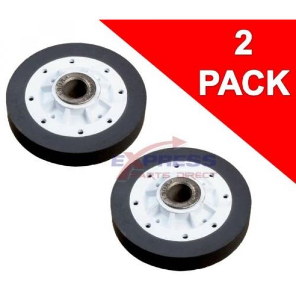 (2 Pack) 37001042 Kenmore Magic Chef Dryer Drum Support Roller Wheel AP6008773 #1 image